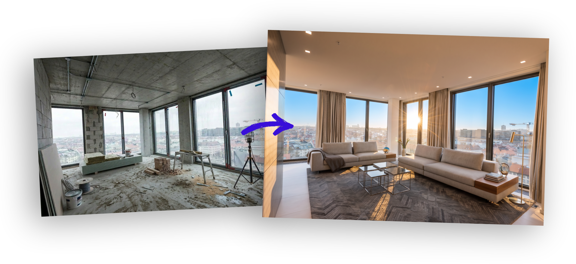 Virtual Staging – Before and After